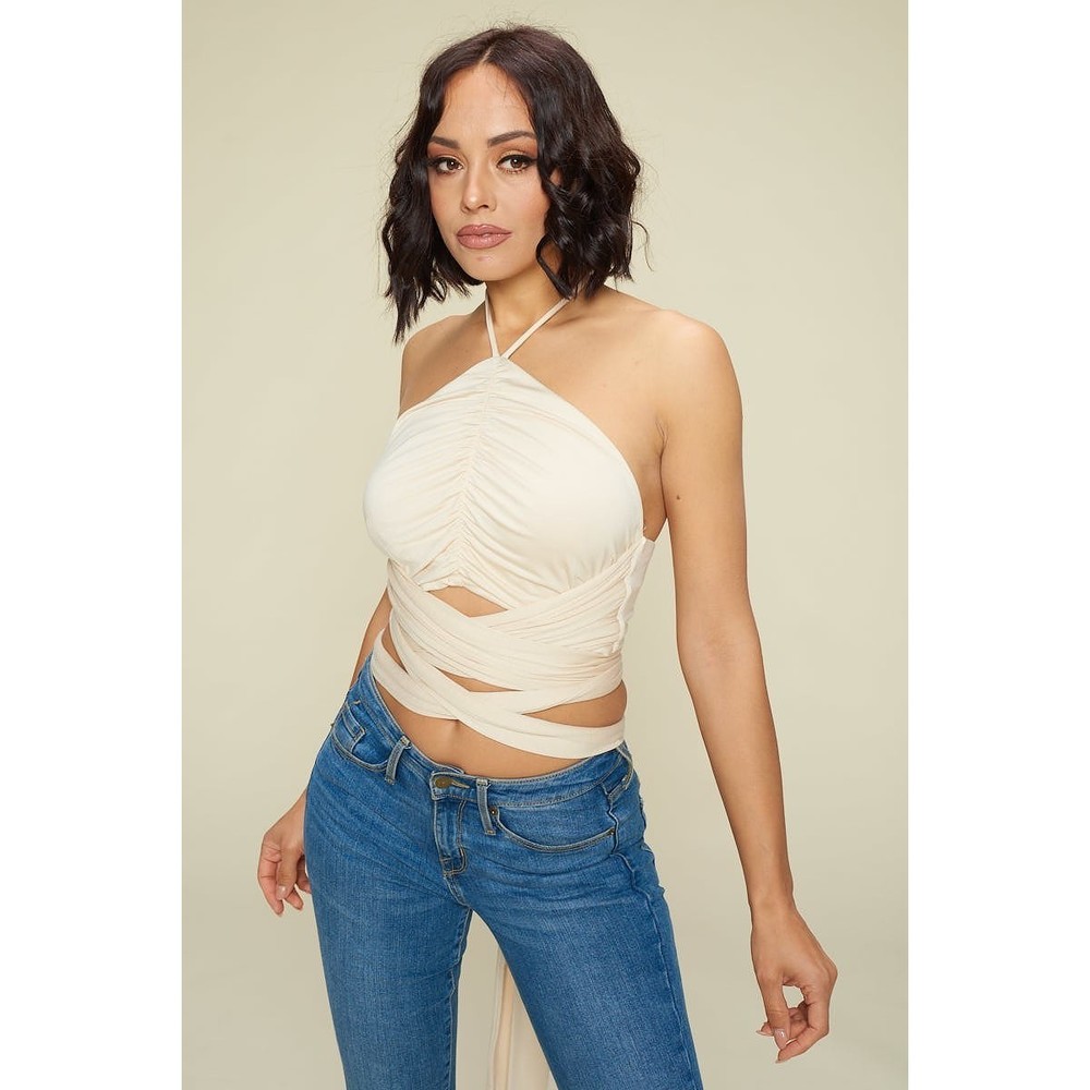Crop Halter Top - Picture 3 of 7